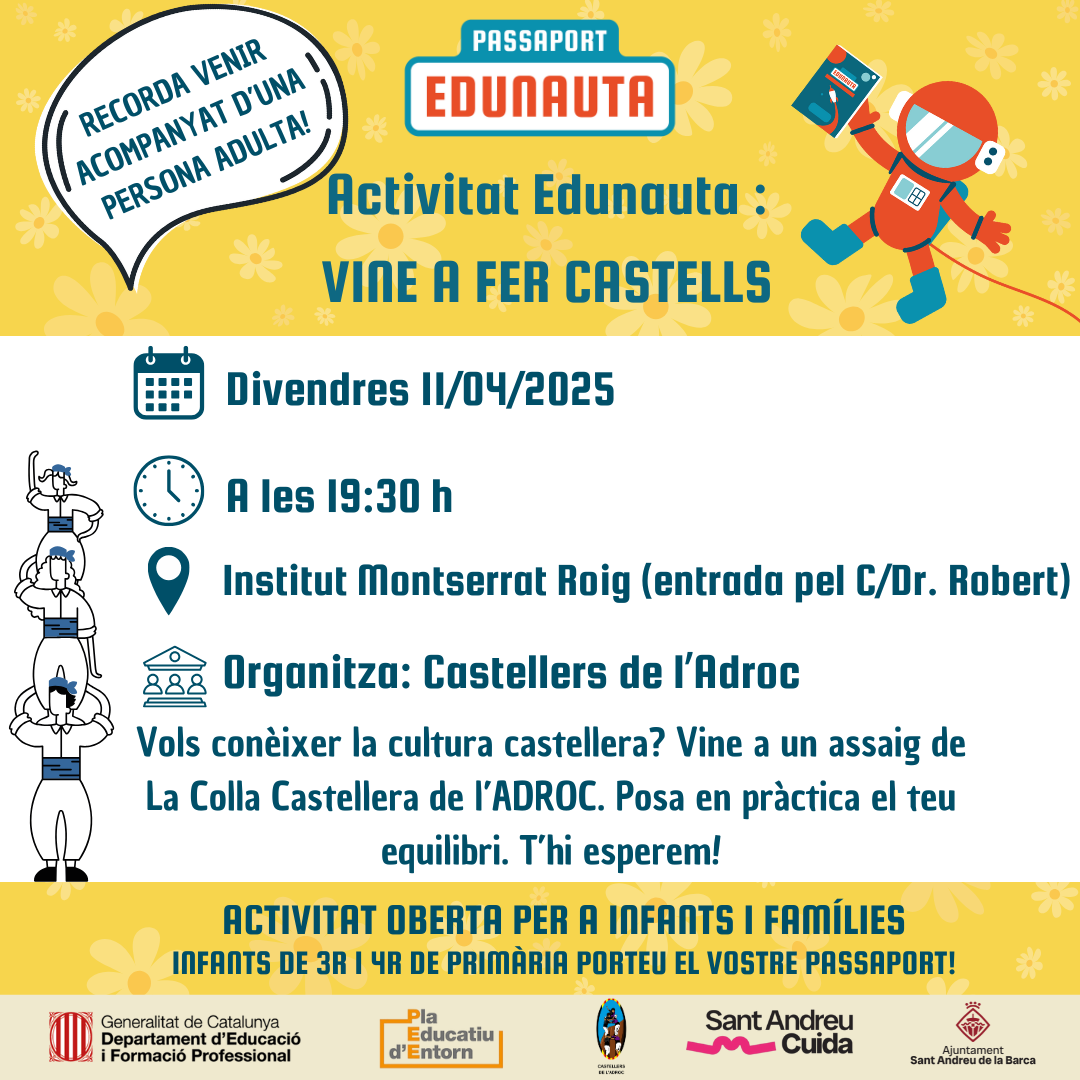 Activitat Edunauta : Vine a fer Castells